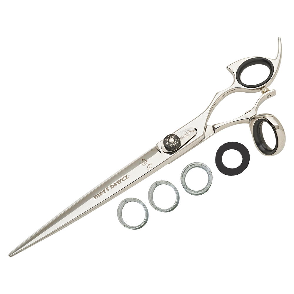 Sharkfin rose gold deals swivel thumb shear set