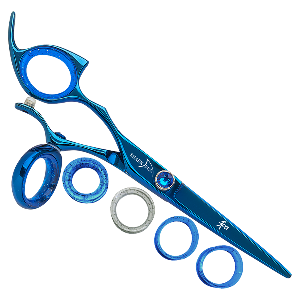 Store Shark Fin Shears Left Hand Stainless 5.0 & 07T Set... Brand New!