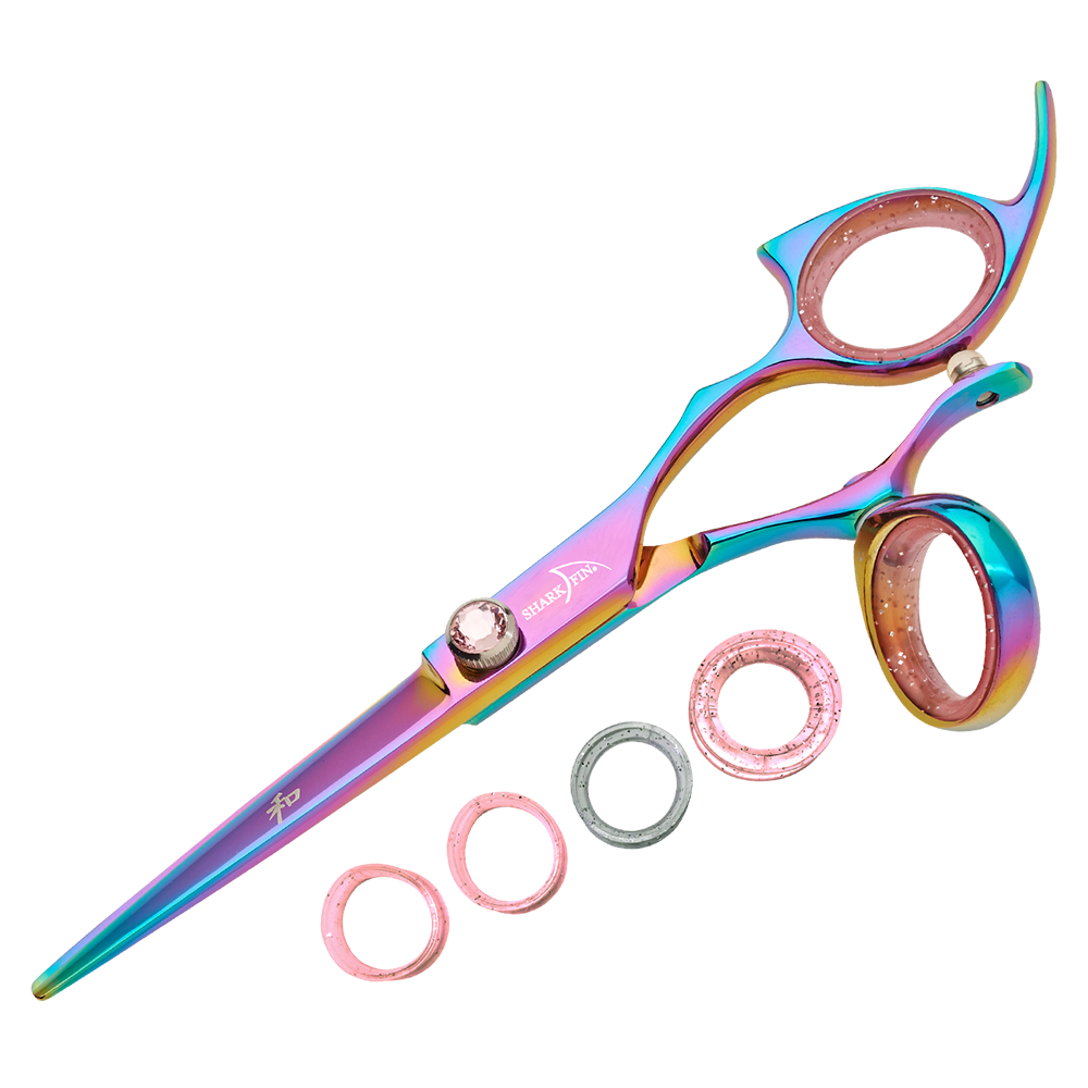 Sharkfin rose gold swivel thumb shear set factory